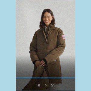 Canada Goose Trillium Parka Heritage Womens Down Coat Jacket S Brown Winter